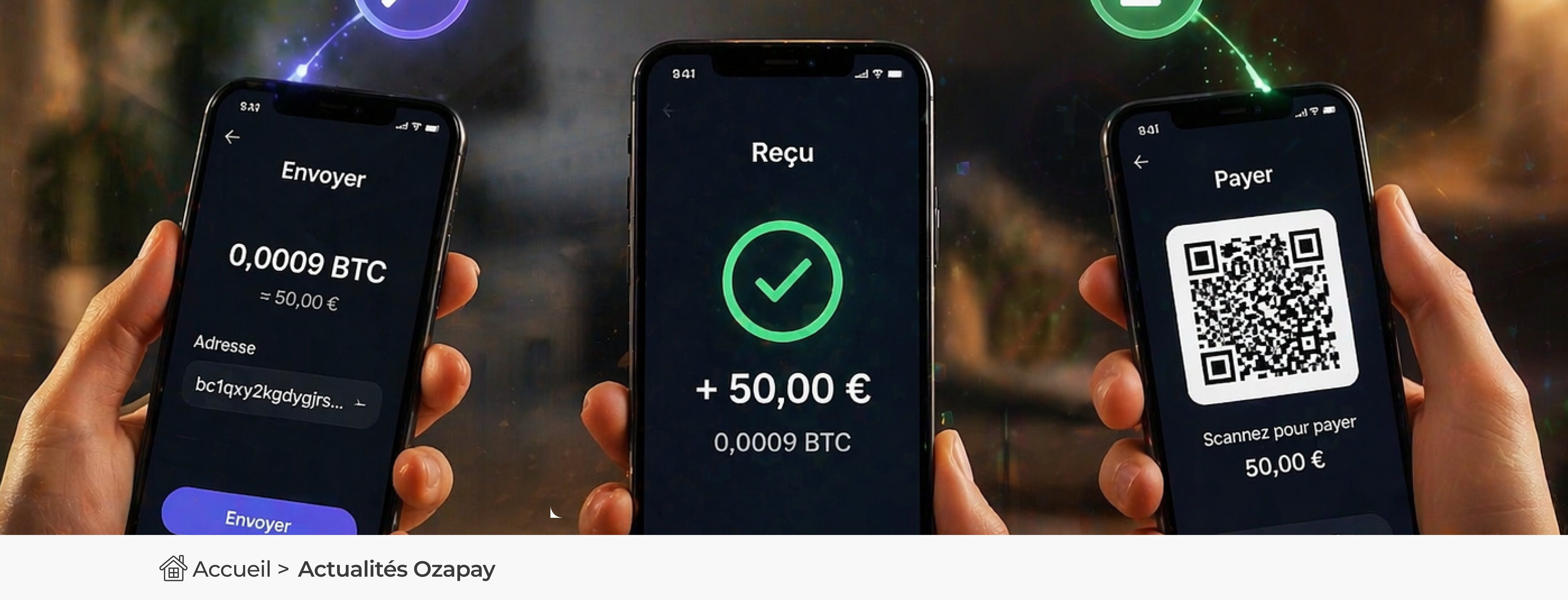Paying, sending and receiving crypto has never been this simple